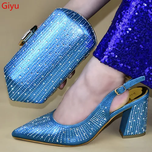 Doershow модная винно Итальянская обувь с подходящими сумками комплект женской