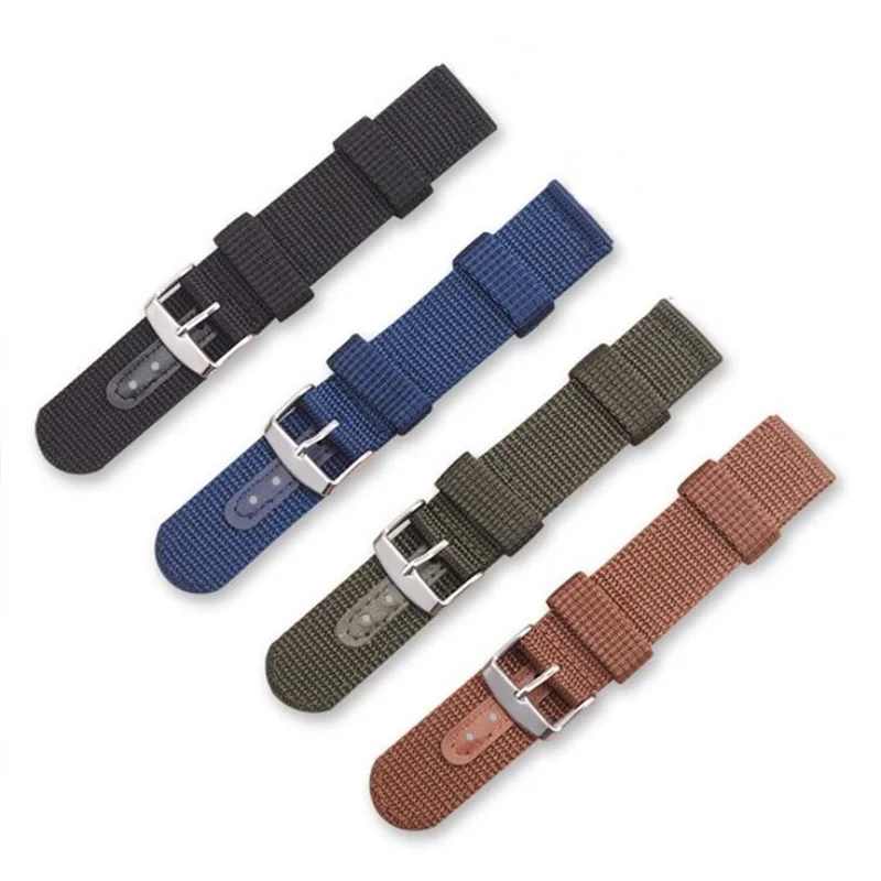

Nylon Watchband 18mm 20mm 22mm 24mm Replacement Belt Watch Band Strap Wrist Strap Watch Accessories Universal Hot Sell