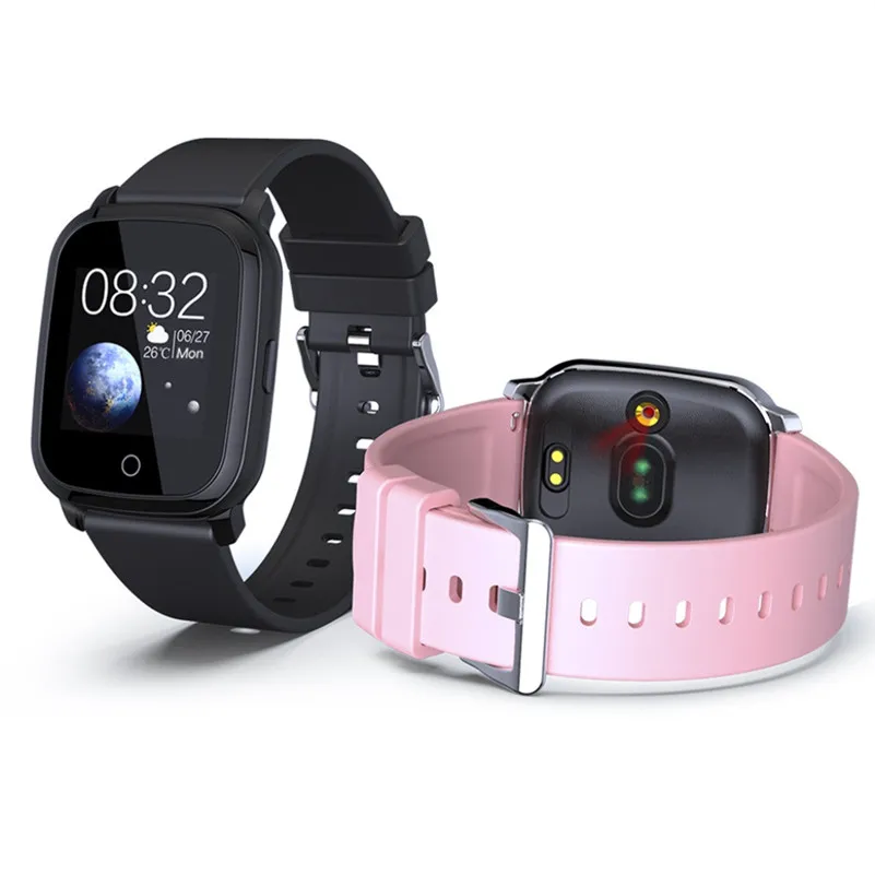 Смарт часы с инфракрасным датчиком Bluetooth 5 0 водонепроницаемые квадратной