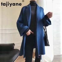 tajiyane women 100 wool coat winter autumn blends coats and jackets woman clothes long fashion womens jacket female wpy582