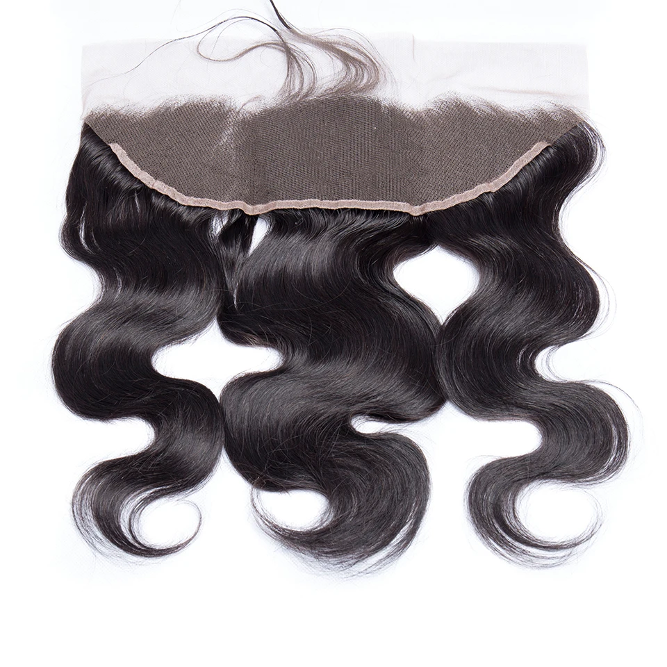 Пучки с фронтальной бразильской волнистой связкой 3 пучка натуральных волос и