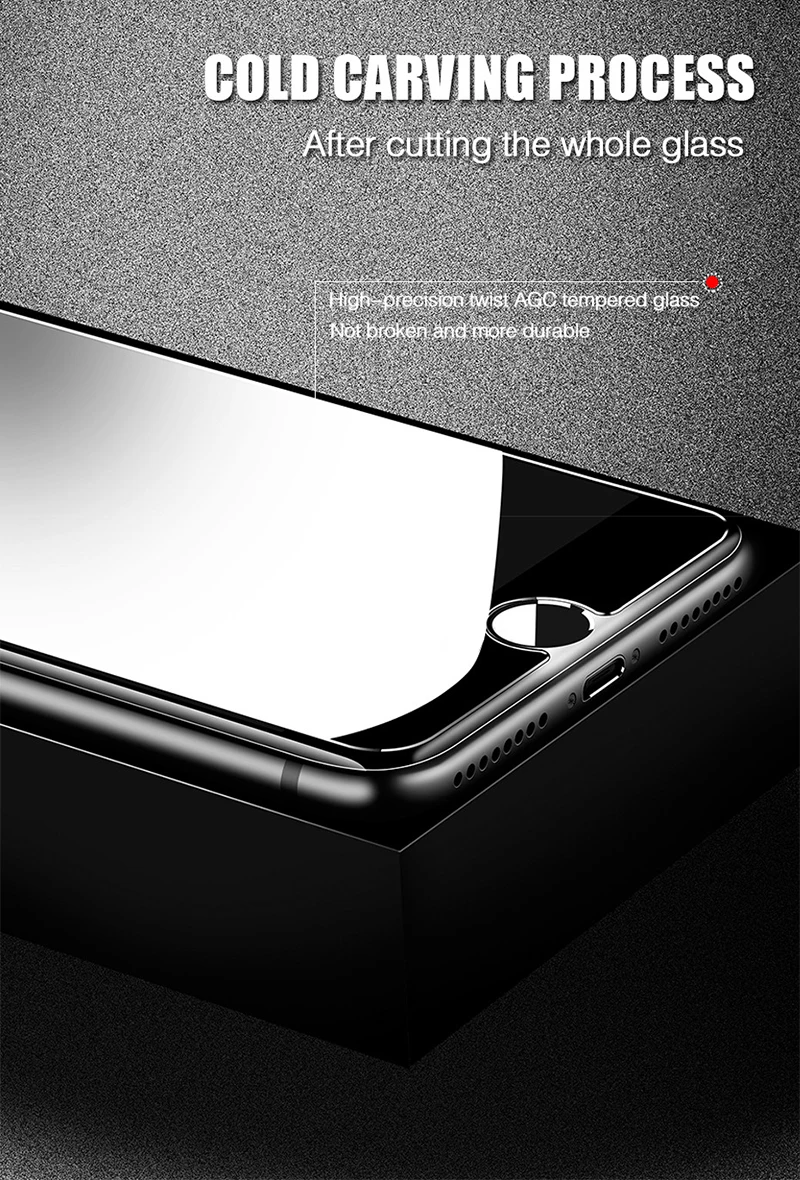 cell phone screen protector Full Cover Glass on the For iPhone 11 XR X XS Max Tempered Glass For iPhone 7 8 Plus 13 12 Pro Mini 11 Pro MAX Screen Protector mobile phone screen protector