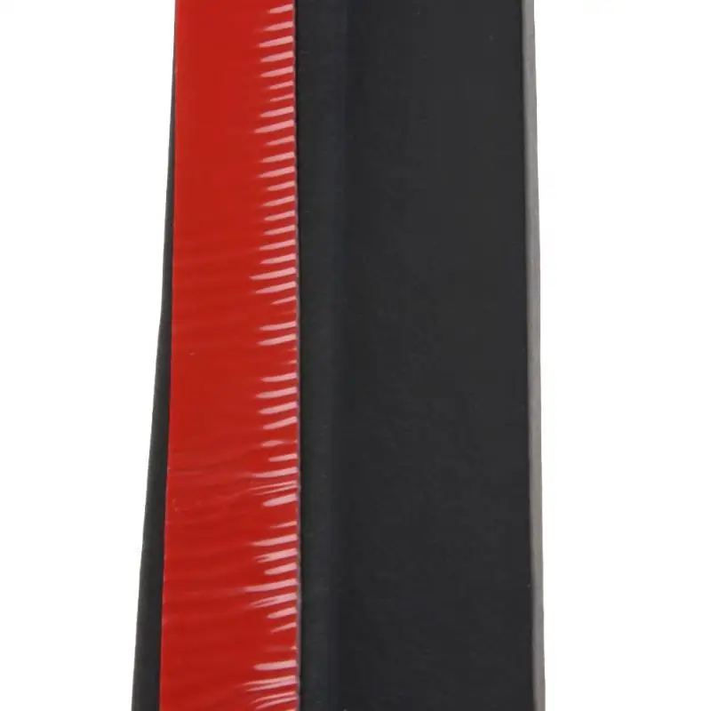 Губа для автомобильного бампера 2 5 м мягкая черная губа переднего шириной 65 мм