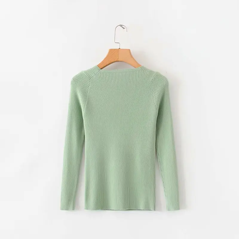 Fashion Women 121-40-1662 European and American Cross sweater | Женская одежда