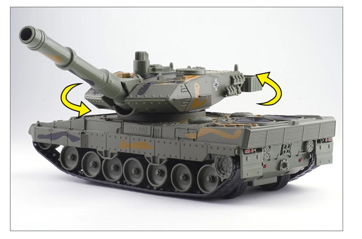 Высокая моделирования 1:40 сплав тянуть обратно с леопардовым принтом модель танк