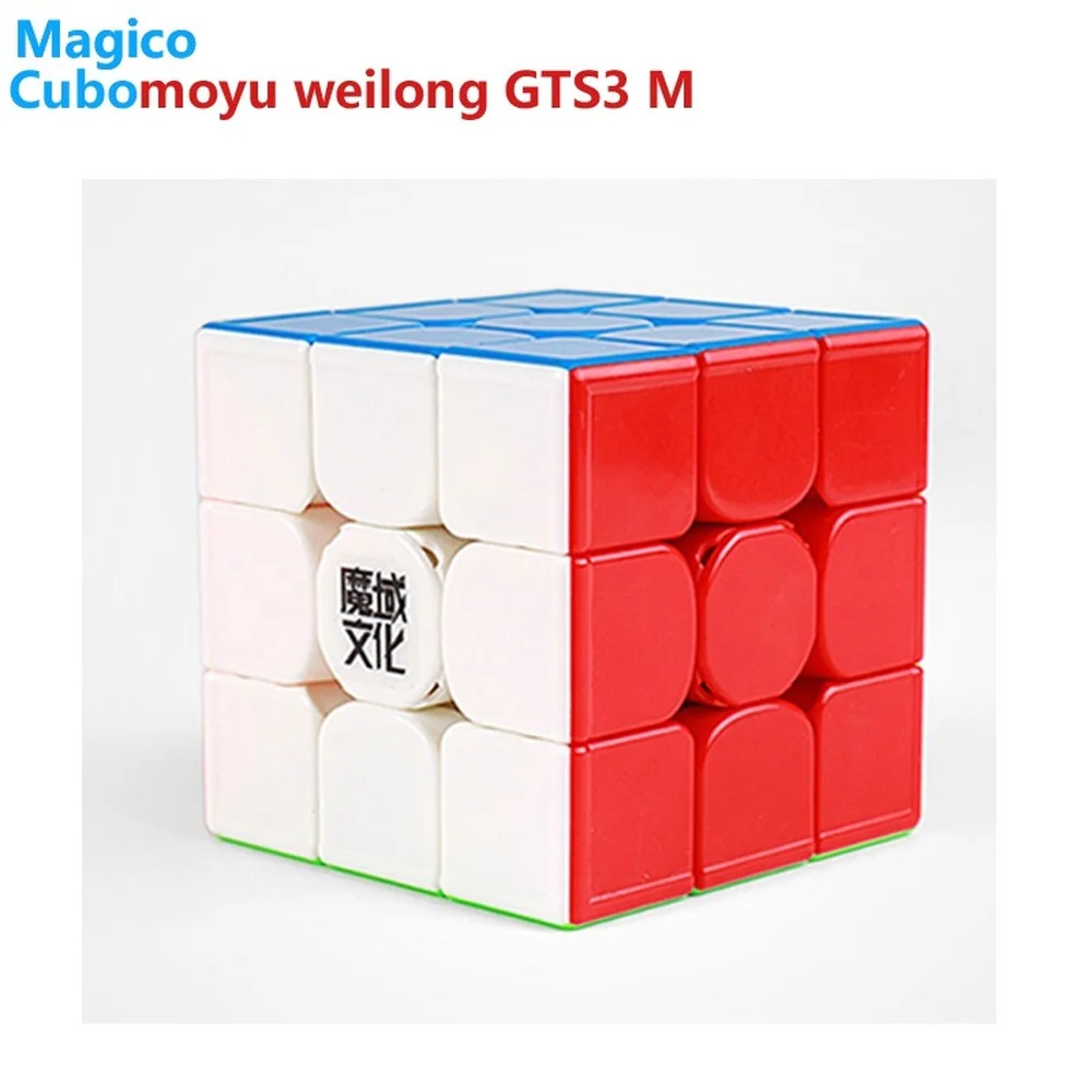 

Gts3m moyu weilong gts v3 m 3x3x3 LM Magnetic Magic Cube Puzzle Professional GTS 3 M 3x3 GTS3 M Speed Educational Kid Gift Toys