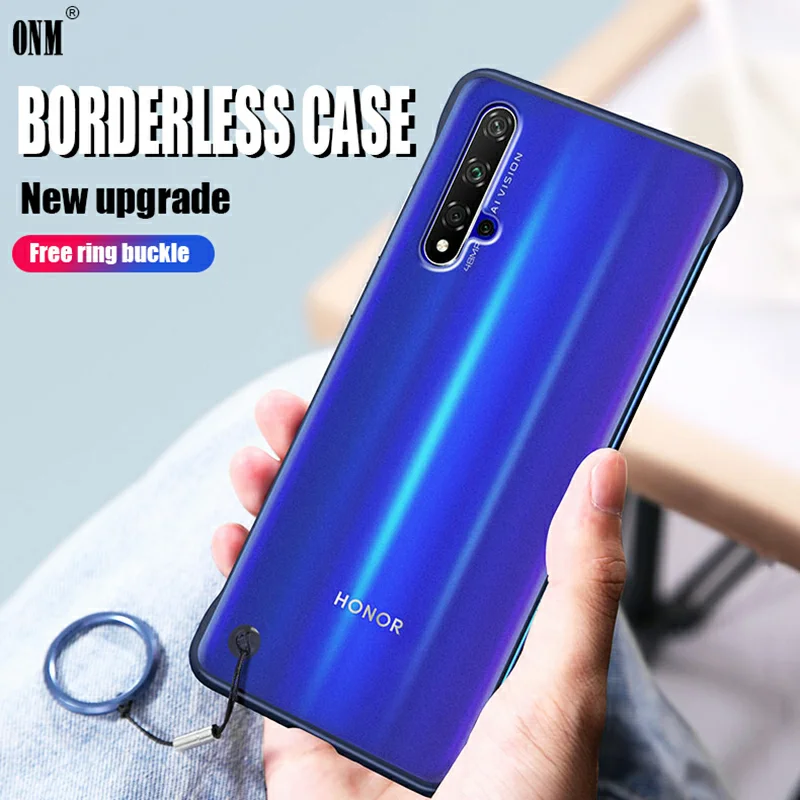 Бескаркасный чехол для huawei Honor 20 Pro Ультратонкий матовый ПК ударопрочный на