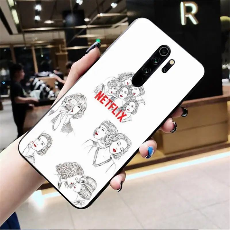 

TV Cable Girls DIY Luxury Phone Case for Redmi Note 8 8A 8T 7 6 6A 5 5A 4 4X 4A Go Pro