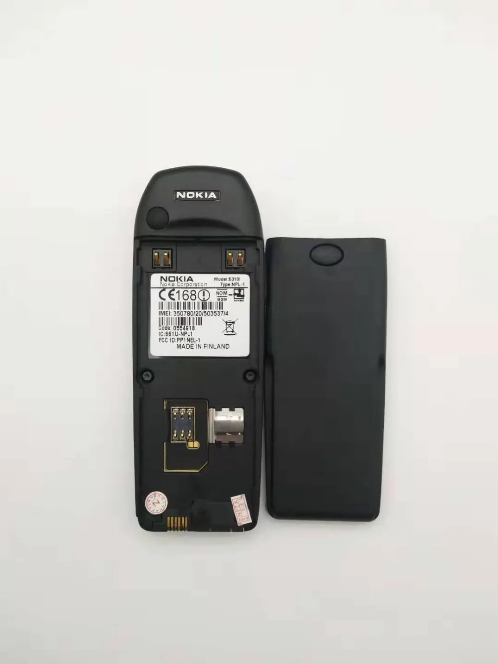6310i разблокированный Nokia 6310i 2G GSM трехдиапазонный Bluetooth классический мобильный телефон Восстановленный