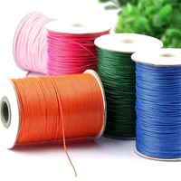 0 52mm waxed cord rope pu leather thread cord string strap necklace rope for jewelry making diy shamballa bracelet