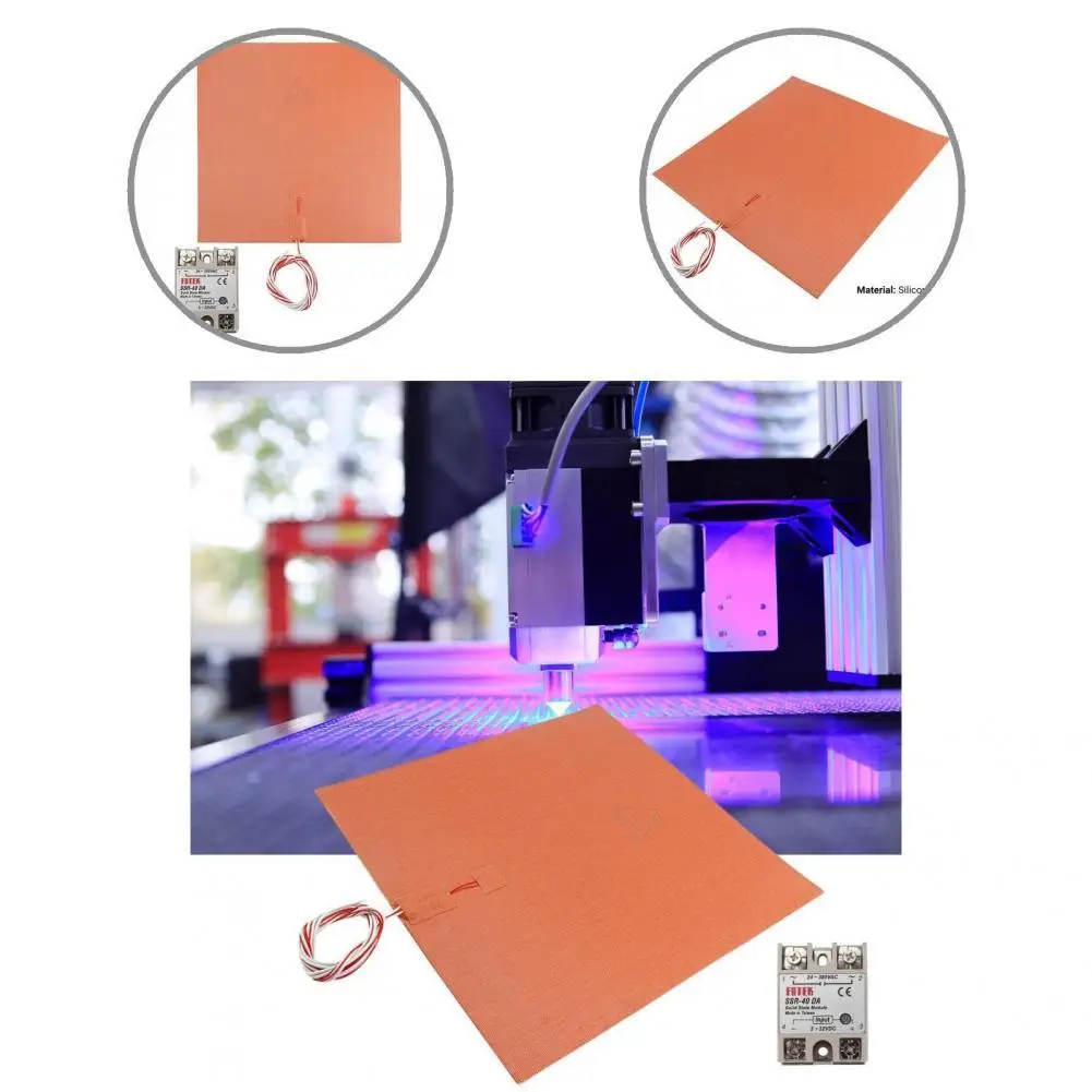 

Printer Parts High-quality Adhesive 3D Printer Heated Pad Solid-state Relay Eco-friendly Printer Thermistor Safe