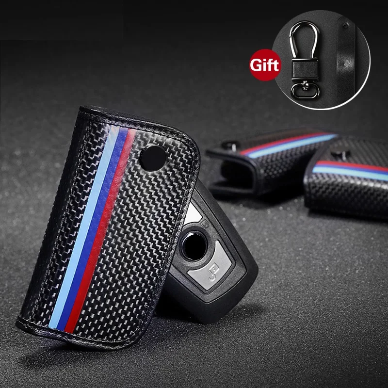 Чехол для ключей из углеродного волокна Bmw E90 F30 F34 F10 E70 E71 X1 X3 X4 X5 X6 1 2 3 4 5 6 7 серия |