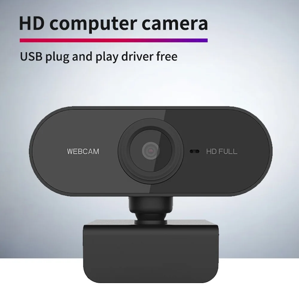 

With Microphone USB Plug Web Cam For PC Computer Mac Laptop Desktop YouTube Skype Mini Camera Webcam 1080P Full HD Web Camera