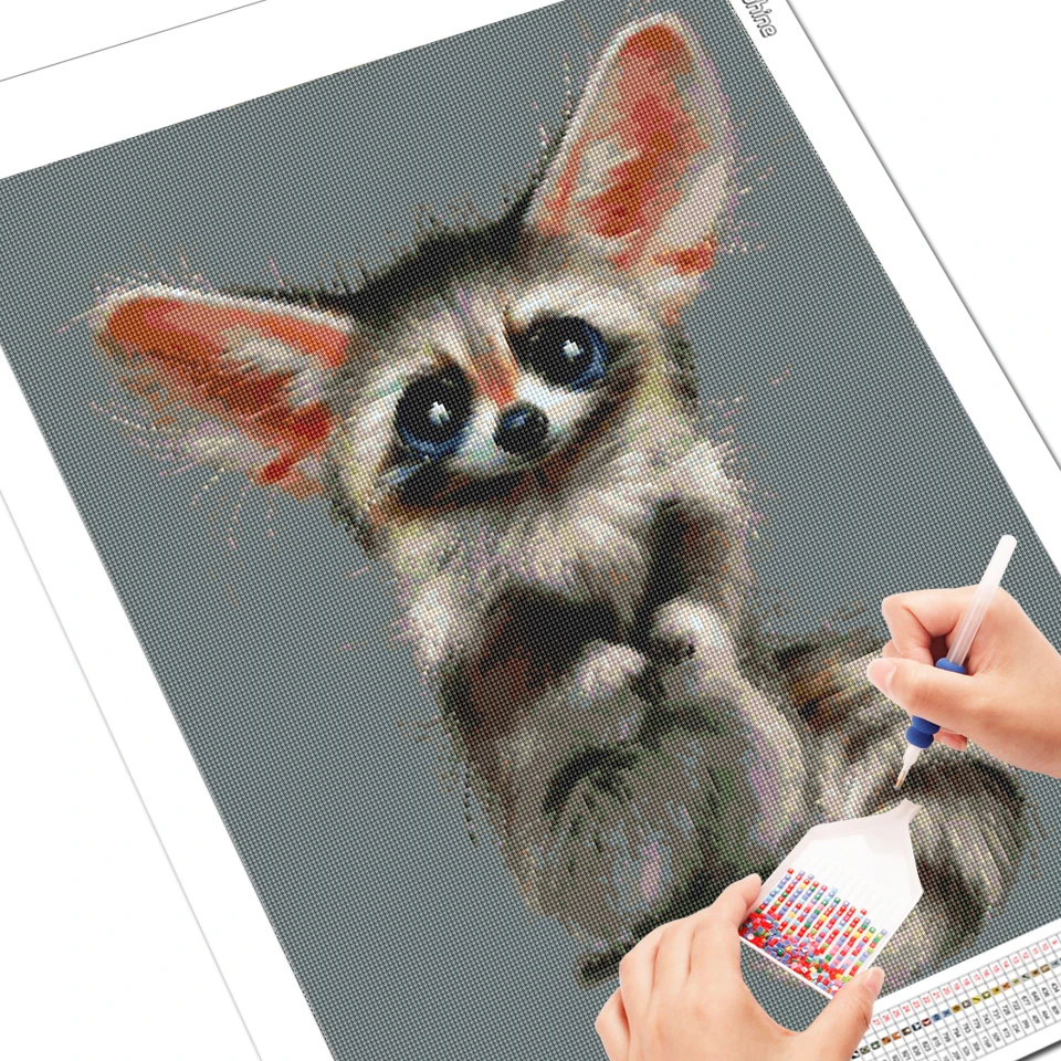 Evershine DIY Diamond Embroidery Animals Diamond Painting Full Square Cross Stitch Cartoon Picture Of Rhinestones Children Gift