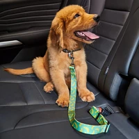 dog seat belt%ef%bc%8ccar harness for dogadjustable dog safety belt leashexquisite printing seatbelt works with any pet harness