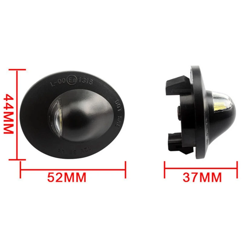 

2Pcs 3W LED Car License Plate Lights Kit for Ford F150 Expedition Explorer Ranger Lincoln