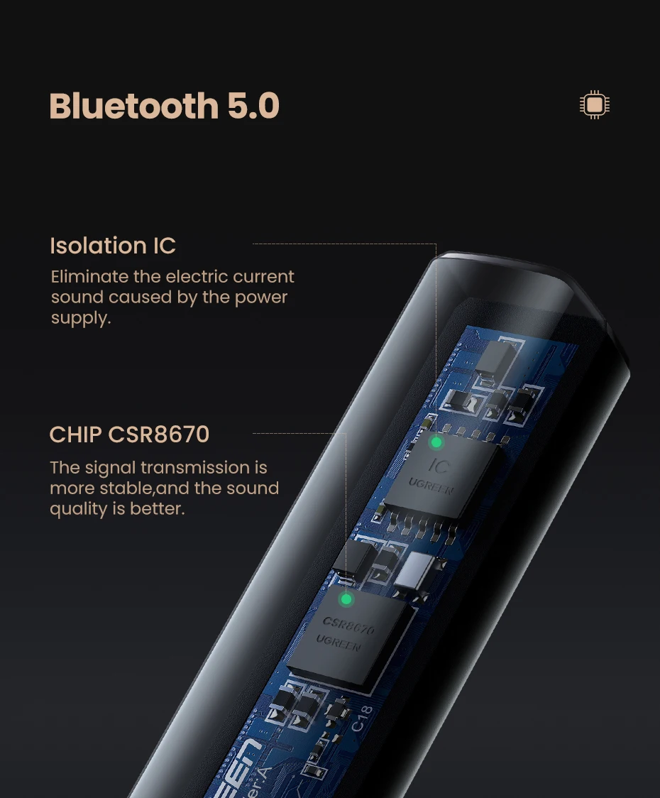 Ugreen Bluetooth передатчик 5,0 ТВ наушники ПК PS4 aptX LL 3,5 мм Aux SPDIF 3,5 разъем оптический аудио музыка Bluetooth 5,0 адаптер