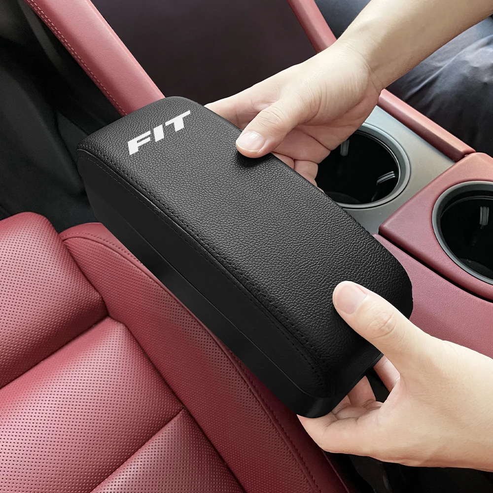 Дешево Автомобильный подлокотник, коробка-органайзер для Honda Fit Pilot, регулируемый зазор на сиденье, поддержка локтя, автомобильные аксессуары