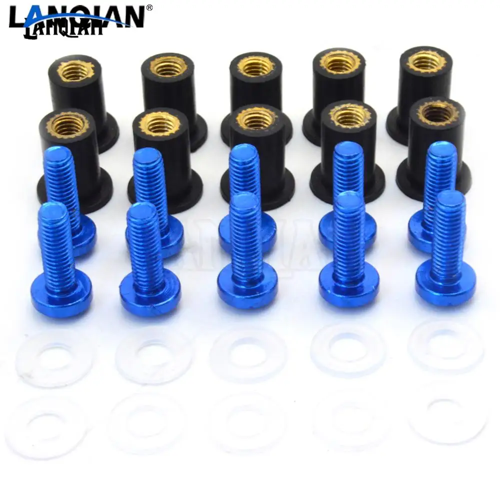 10 шт. обтекатель ветровой экран винтовой Болт Комплект крепежный болт для
