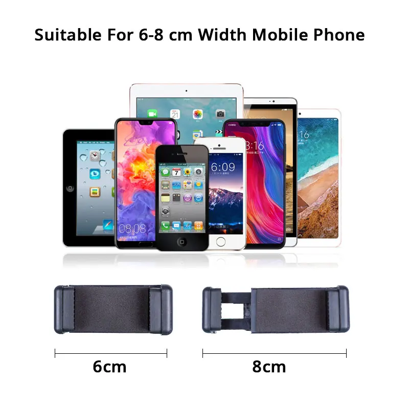 LED Ringlight Photography Selfie Fill Lamp With Mobile Phone Clip Holder Stand For Video Live Streaming Photo Studio Dimmable