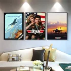 Плакат Top Gun из классического фильма, Картина на холсте, Настенная картина для домашнего декора
