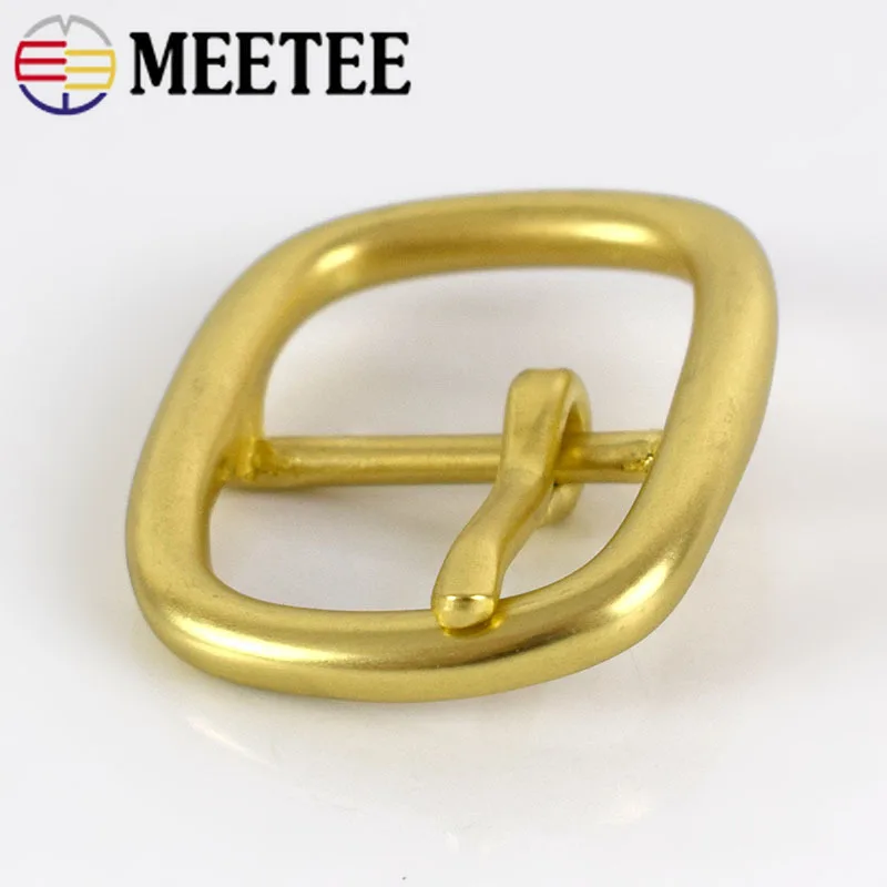 Однотонные латунные пряжки для ремня женщин металлическая пряжка с язычком