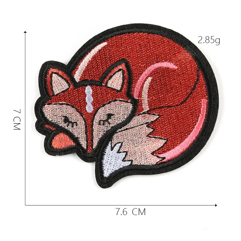 1-PCS-G-292 Мультяшные нашивки в форме животных для одежды, сделай сам, полосы, железные Аппликации, термонаклейки для одежды, милые аниме значки с вышивкой@ G - Цвет: 1-PCS-G-292