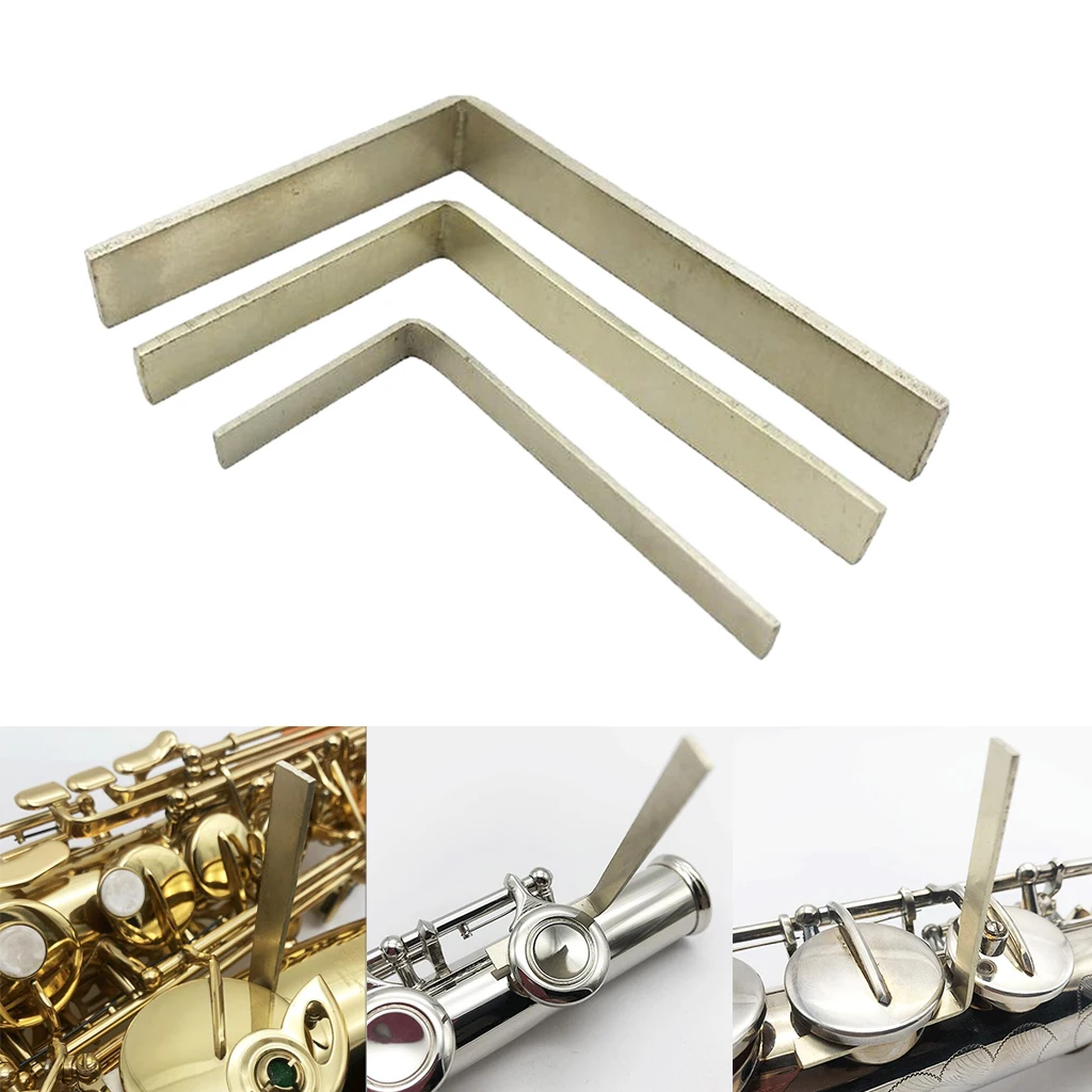 

Set of 3 Saxophone L-Shape Key Repairing Set for Instrument Parts Accessory