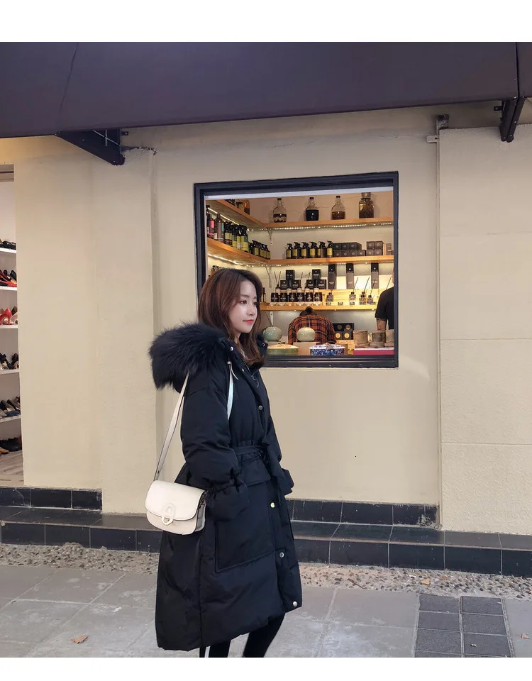 Модное зимнее длинное Свободное пальто размера плюс женское манто Femme Hiver пуховик Harajuku Parka Feminina Корейская верхняя одежда