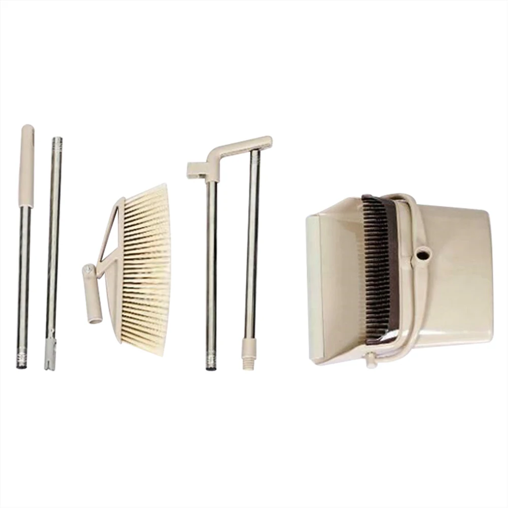 

Rotatable Windproof Broom Dustpan Set Adjustable Large Capacity Detachable Sweeping Tool OCT998
