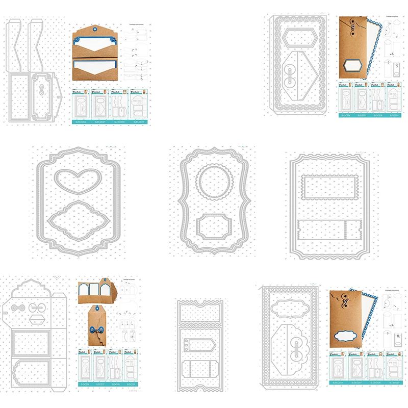 

Christmas Envelope Metal Cutting Dies And Stamps New Arrival 2021 Stencils For Decoration Die Cutters For Scrapbooking Stamping