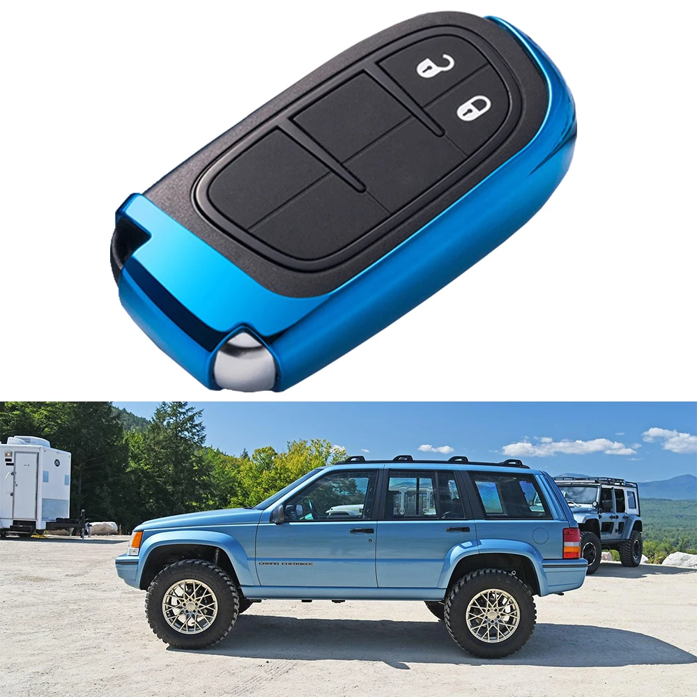 Мягкий ТПУ чехол Защитный для Ключи от джипа Fob автомобиля Jeep Challenger дистанционный
