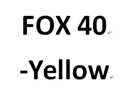 FOX40-Yellow 1 шт. FOX40 FOX80 пластиковый свисток без косточек пластиковый свисток для футбола, футбола, баскетбола, хоккея, бейсбола, спорта, свисток рефери - Цвет: FOX40-Yellow