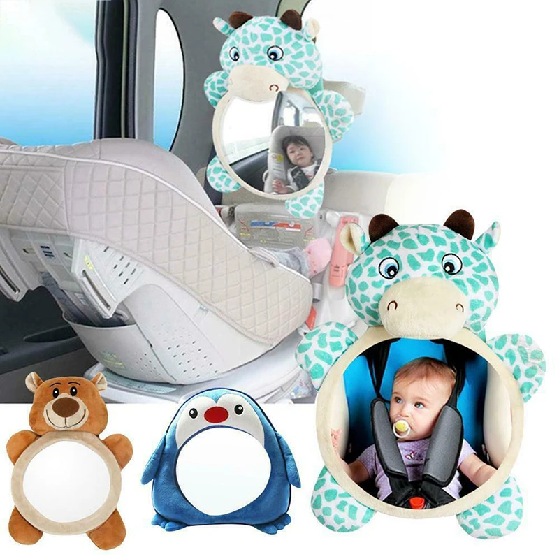 Baby Rear Facing Mirrors Safety Car Back Seat Easy View Mirror Adjustable Useful Cute Infant Monitor for Kids Toddler Child | Мать и