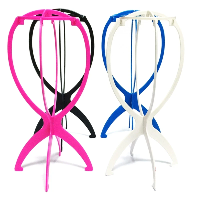

3pcs/set Collapsible Wig Stand Removable Plastic Wig Holder Wig Display Bracket Showing Support Tool Accessories