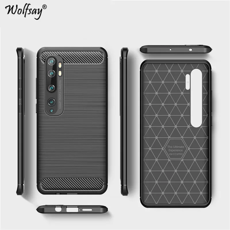 

For Xiaomi Mi Note 10 Pro Case Armor Rubber Soft Silicon TPU Phone Case For Xiaomi Mi Note 10 Pro Cover For Xiaomi Mi Note10 Pro