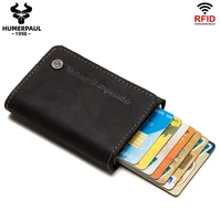 2020 hot sale aluminum anti rfid credit card holder mens cardholder case wallet metal business bank creditcard minimalist walet