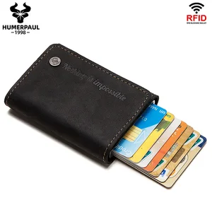 2020 hot sale aluminum anti rfid credit card holder mens cardholder case wallet metal business bank creditcard minimalist walet free global shipping