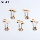 5 шт.лот Мультяшные нашивки в виде грибов сделай сам, джинсы, куртки, сумки, наклейки, швейный значок, ткань ручной работы, Аппликации, лоскутные нашивки для рукоделия