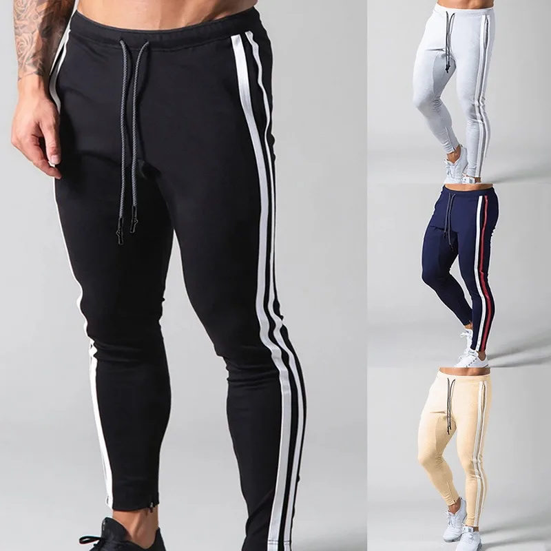 

Streetwear Joggers Men Fashion 2021 Sweat Track Jogger Pants Fitness Clothing Male Tracksuit Bottoms Trousers Sweatpants Mens