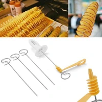 potato manuel cutter slicer reusable potato kitchen french tools fruits fry vegetable cooking twister cutter maker g8t1