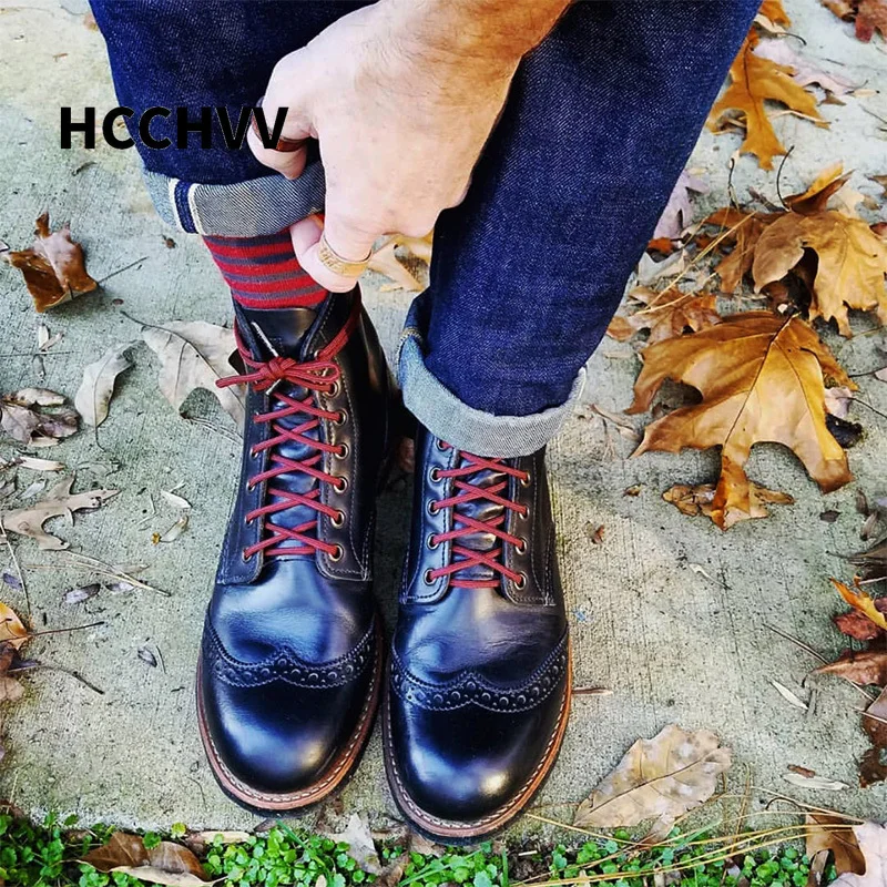 Zapatos de hombre; Европейский стиль; Brock wind; повседневная черная рабочая одежда; короткие ботинки; Мужская и женская кожаная обувь в винтажном стиле; ботинки челси