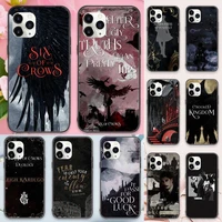 six of crows phone case for iphone 11 12 mini pro xs max 8 7 6 6s plus x 5s se 2020 xr luxury brand shell funda