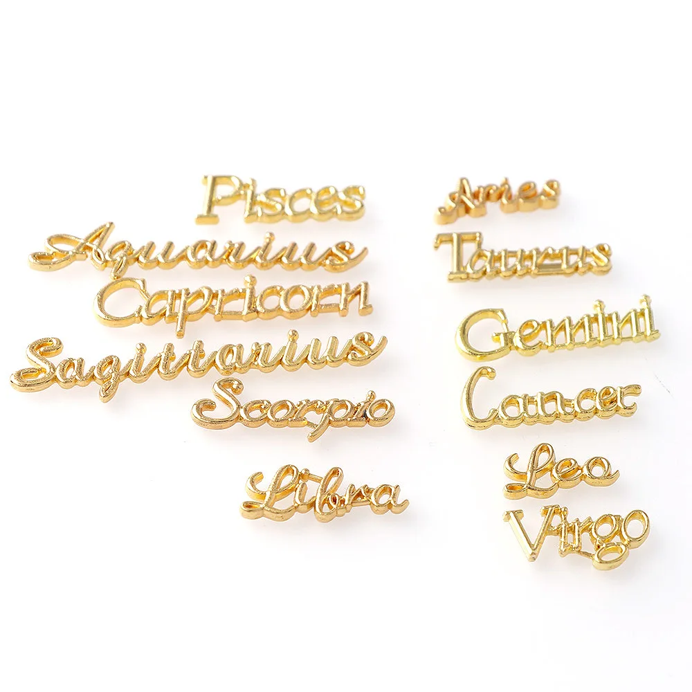 1 Набор/12 созвездий английское название смола металл заполнения эпоксидная форма