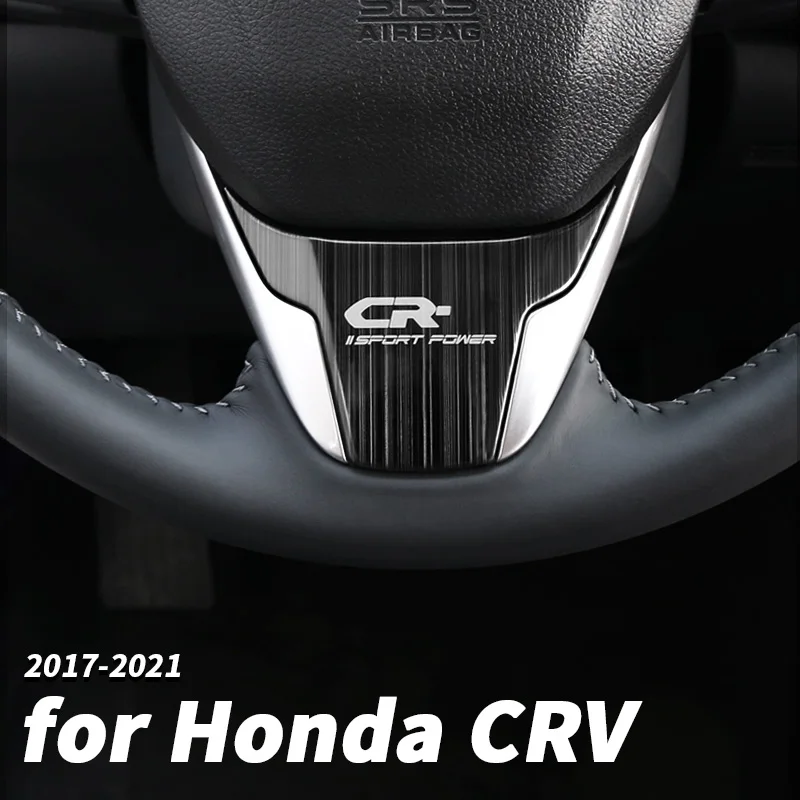 Bọc Vô Lăng Trang Trí Carbon Sợi Nội Thất Miếng Dán Sửa Đổi Phần Dành Cho Xe Honda CRV CR-V 2017 2018 2019 2020 2021