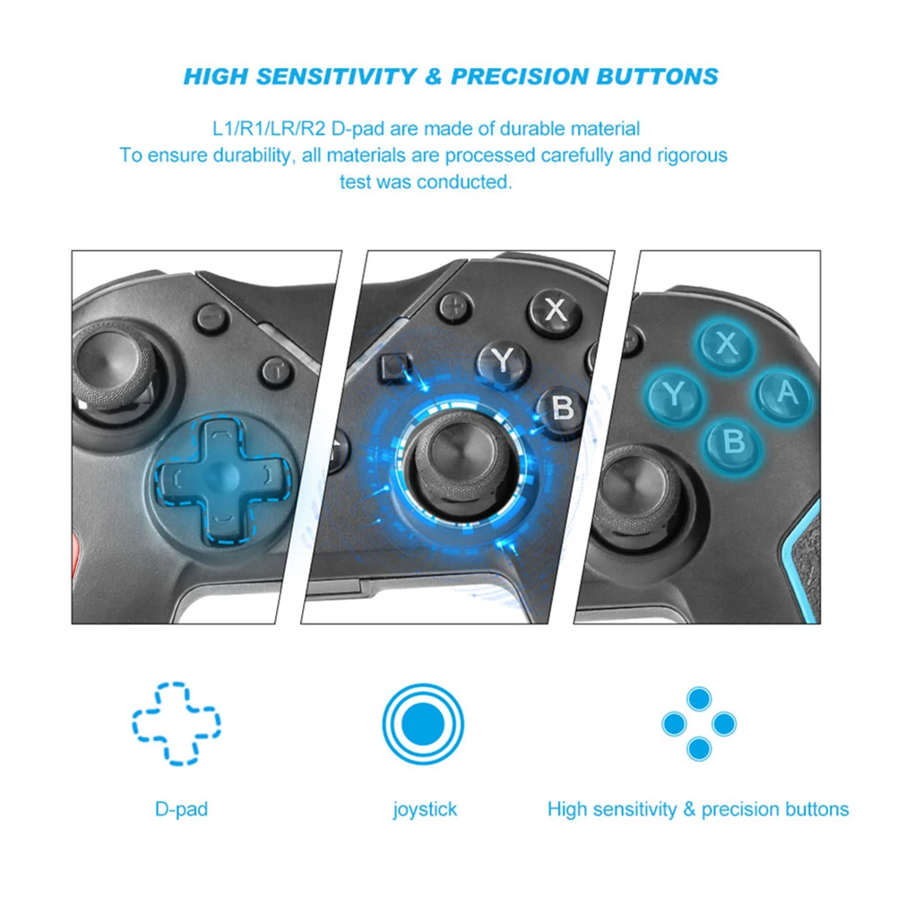 Практичный геймпад Bluetooth Джойстики игровой беспроводной контроллер джойстик для