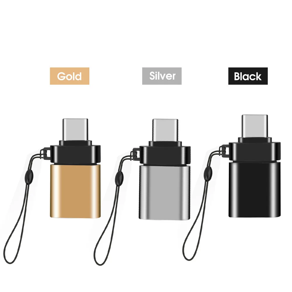 Адаптер USB Type-C OTG переходник для быстрой зарядки и синхронизации данных с 3 0 со