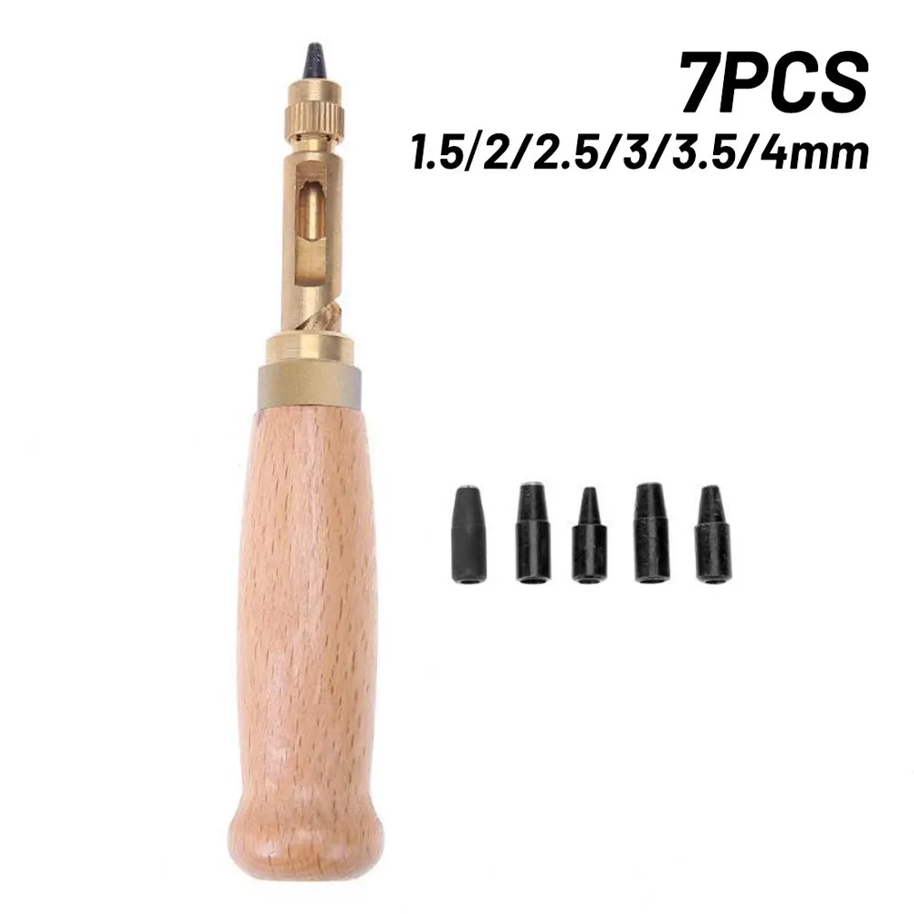 

DIY Automatic Belt Punch Silent Puncher Multifunctional Leather Carving Punch