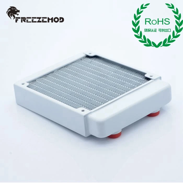 Медный радиатор FREEZEMOD 120 мм черный/белый для пиано краски сертификат ROHS водяного
