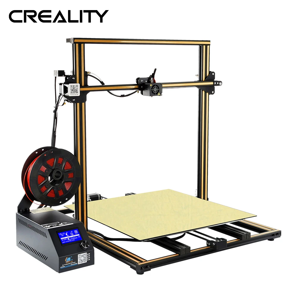 Полный металлический плюс размер Creality 3d принтер CR-10 S5 с Dua Z стержень датчик накаливания обнаружения восстановления выключения питания